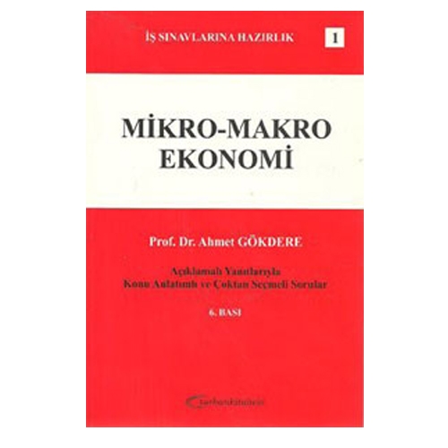 Mikro-Makro Ekonomi - Ahmet Gökdere