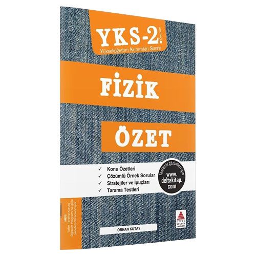YKS 2. Oturum Fizik Özet Delta Kültür Yayınları