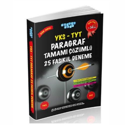 YKS TYT Paragraf Tamamı Çözümlü 25 Fasikül Deneme Akıllı Adam Yayınları