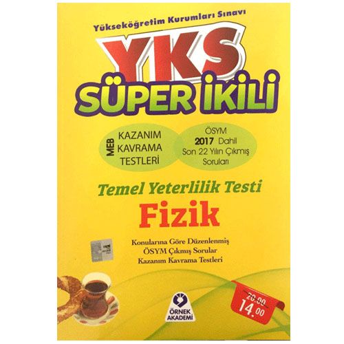 YKS TYT Süper İkili Fizik Soru Bankası Örnek Akademi Yayınları