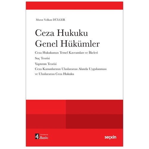 Ceza Hukuku Genel Hükümler - Murat Volkan Dülger