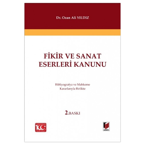 Fikir ve Sanat Eserleri Kanunu - Ozan Ali Yıldız