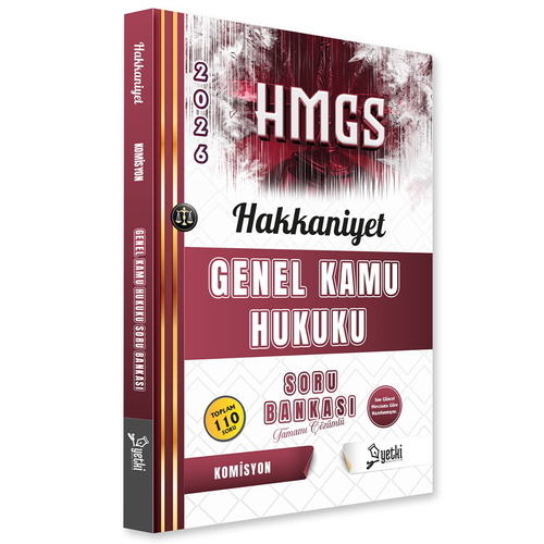 HMGS Hakimlik Hakkaniyet Genel Kamu Hukuku Soru Bankası Yetki Yayınları 2026