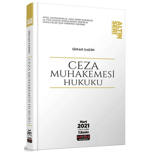 Kelepir Ürün İadesizdir - Ceza Muhakemesi Hukuku Konu Anlatımı Altın Seri - Sinan Sakin
