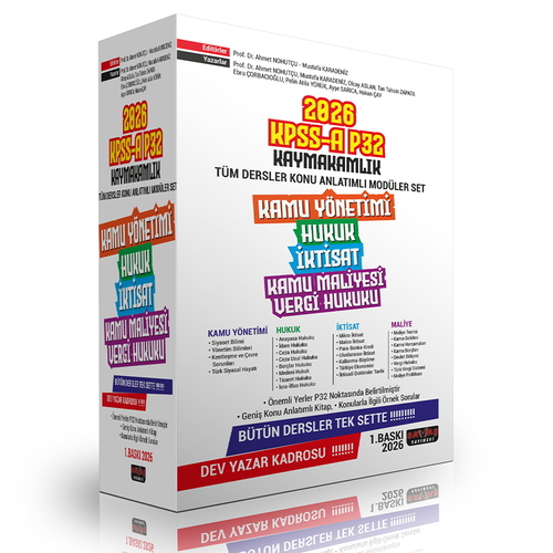 KPSS A P32 Kaymakamlık Konu Anlatımı Modüler Set Savaş Yayınları 2026