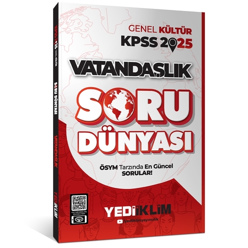 KPSS Genel Kültür Vatandaşlık Soru Dünyası Yediiklim Yayınları 2025