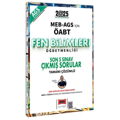 MEB AGS ÖABT Fen Bilimleri Öğretmenliği Son 5 Sınav Çıkmış Sorular Yargı Yayınları 2025