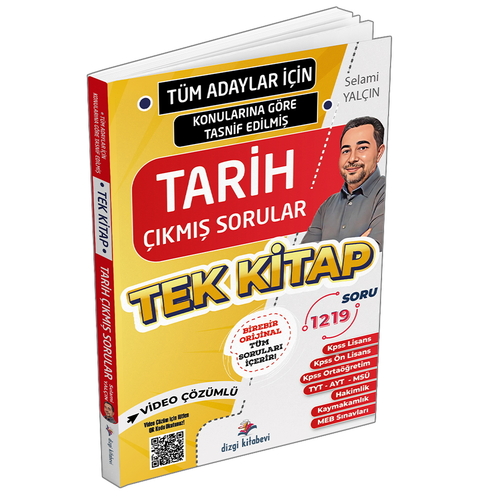 Tüm Adaylar İçin Tarih Tek Kitap Çıkmış Sorular Dizgi Kitap Yayınları 2025