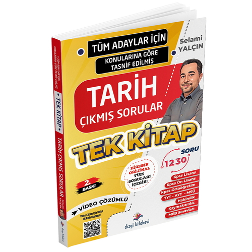 Tüm Adaylar İçin Tarih Tek Kitap Çıkmış Sorular Dizgi Kitap Yayınları 2025