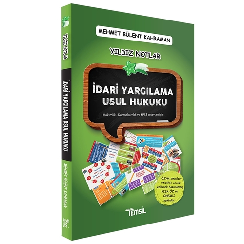 Yıldız Notlar İdari Yargılama Usul Hukuku Temsil Kitap Yayınları 2024