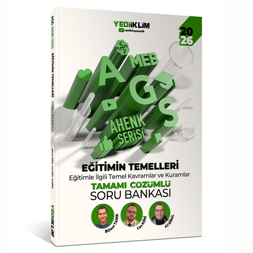 MEB AGS Ahenk Serisi Eğitimin Temelleri Soru Bankası Yediiklim Yayınları 2026