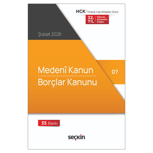 Medeni Kanun Borçlar Kanunu - Seçkin Yayınevi Kanun Metinleri Şubat 2026