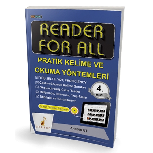 Reader For All Pratik Kelime ve Okuma Yöntemleri Pelikan Yayınları 2021
