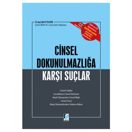Cinsel Dokunulmazlığa Karşı Suçlar - Erdal Baytemir