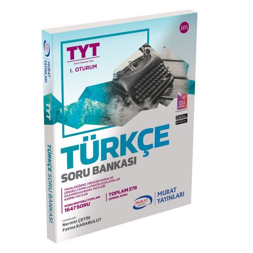 TYT 1. Oturum Türkçe Soru Bankası Murat Yayınları