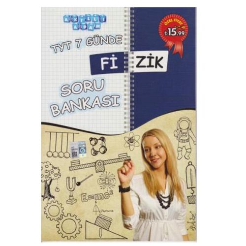 TYT 7 Günde Fizik Soru Bankası Akıllı Adam Yayınları