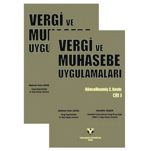 Vergi ve Muhasebe Uygulamaları (2 Cilt) - Mehmet Emin Akyol, Muzaffer Küçük