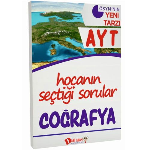 YKS AYT Hocanın Seçtiği Sorular Coğrafya Soru Bankası  Dahi Adam Yayınları