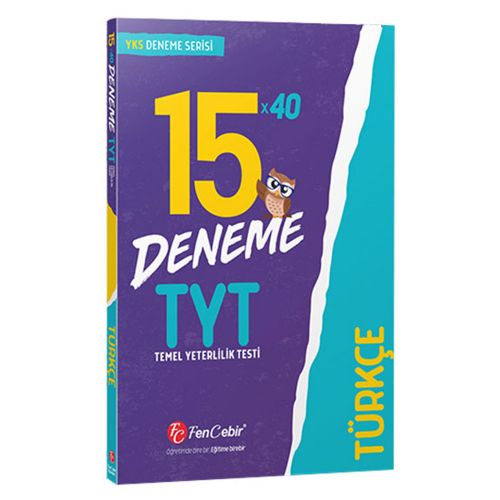 YKS TYT Türkçe 15x40 Deneme FenCebir Yayınları