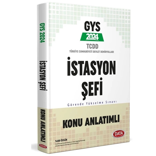 GYS TCDD İstasyon Şefi Konu Anlatımlı Data Yayınları 2024