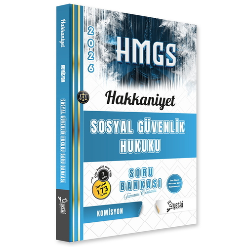 HMGS Hakimlik Hakkaniyet Sosyal Güvenlik Hukuku Soru Bankası Yetki Yayınları 2026