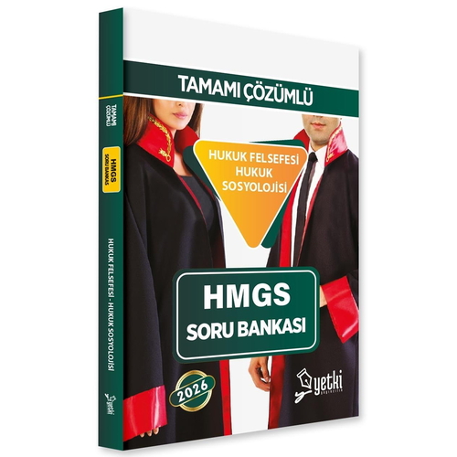 HMGS Soru Bankası Hukuk Felsefesi ve Hukuk Sosyolojisi Yetki Yayınları 2026