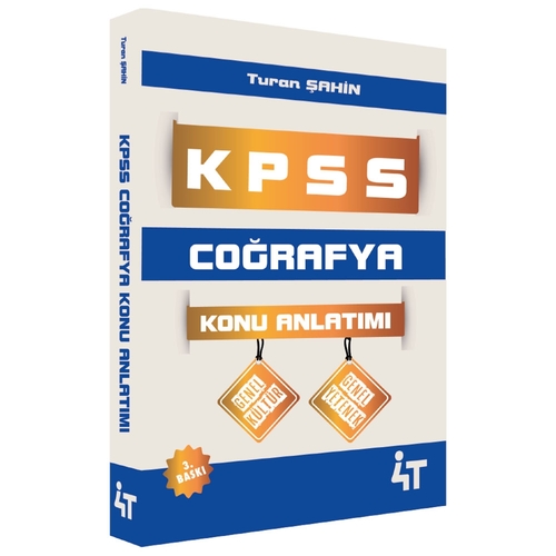KPSS Coğrafya Konu Anlatımı 4T Yayınları 2025