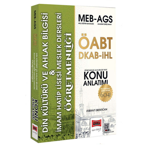 MEB AGS ÖABT DKAB-İHL Din Kültürü ve Ahlak Bilgisi Öğretmenliği Konu Anlatımı Kitabı Yargı Yayınları 2025