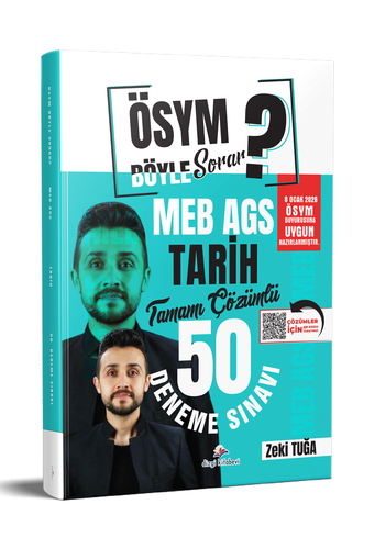 MEB AGS Tarih Tamamı PDF Çözümlü 50 Deneme Sınavı Dizgi Kitap Yayınları 2026
