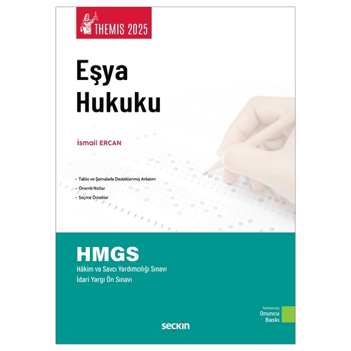 THEMIS Eşya Hukuku Konu Kitabı Medeni Hukuk Cilt II - İsmail Ercan 2025