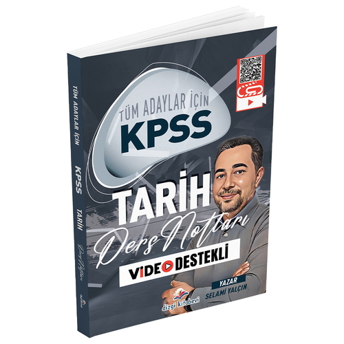 Tüm Adaylar İçin KPSS Tarih Video Destekli Ders Notları Dizgi Kitap Yayınları 2026