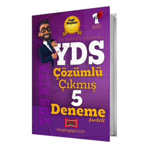 YDS Çözümlü Çıkmış 5 Deneme Fasikülü Yargı Yayınları 2025