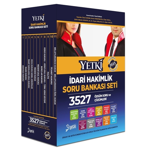 Yetki İdari Hakimlik Soru Bankası Seti Yetki Yayınları 2025