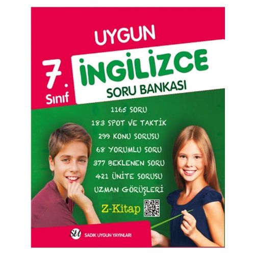 7. Sınıf İngilizce Soru Bankası Sadık Uygun Yayınları