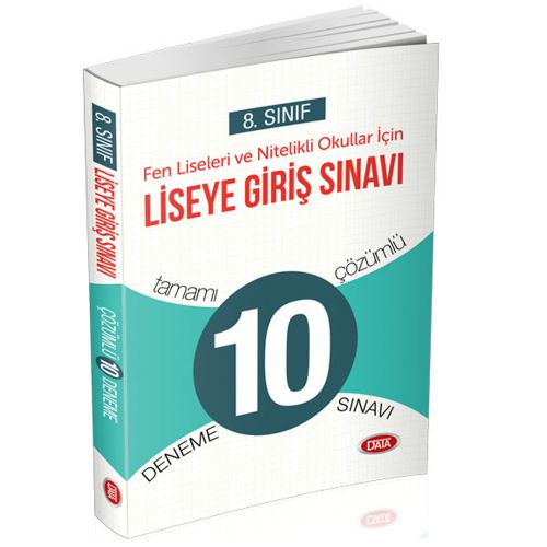 8. Sınıf LGS 10 Deneme Tamamı Çözümlü Data Yayınları