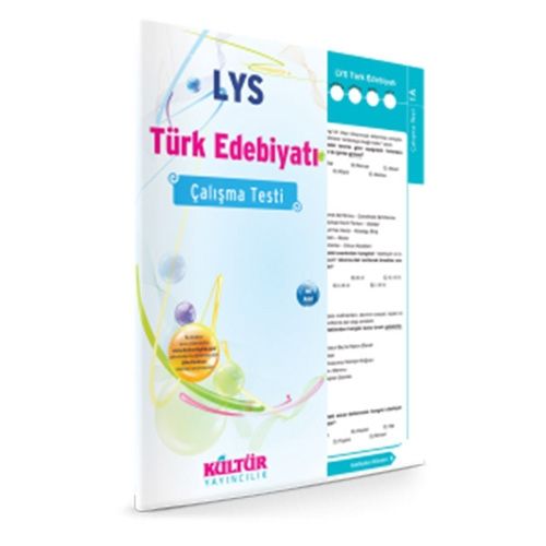 LYS Türk Edebiyatı Çalışma Testi - Kültür Yayıncılık