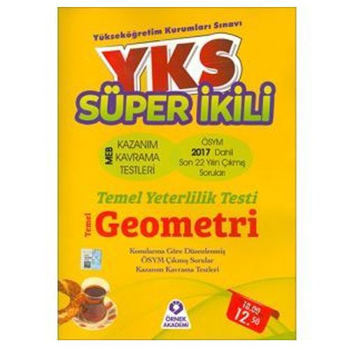 YKS Süper İkili TYT Geometri Çıkmış Sorular Örnek Akademi Yayınları