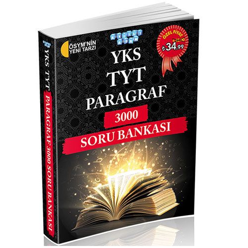 YKS TYT Paragraf 3000 Soru Bankası - Akıllı Adam Yayınları