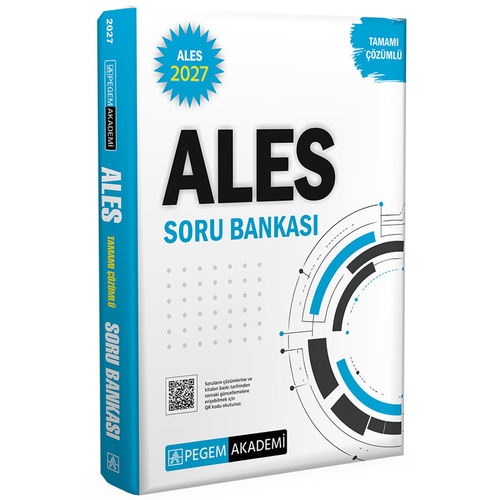 ALES Tamamı Çözümlü Soru Bankası Pegem Akademi Yayınları 2027