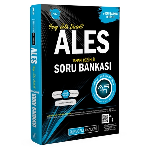 ALES Tamamı Çözümlü Soru Bankası Pegem Akademi Yayınları 2025