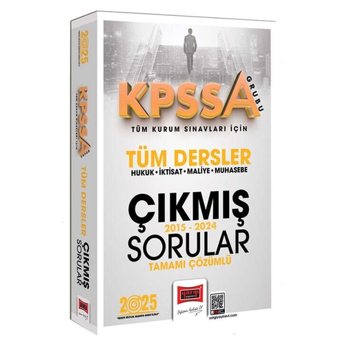 KPSS A Grubu 2015-2024 Çıkmış Sınav Soruları ve Çözümleri Yargı Yayınları 2025