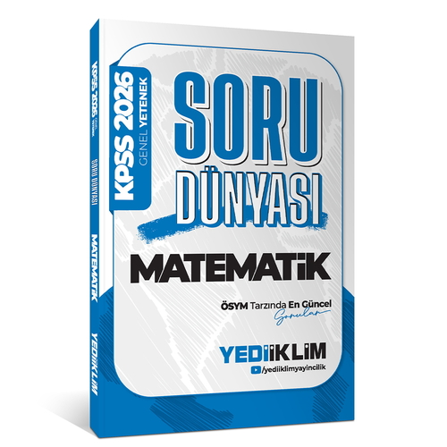 KPSS Genel Yetenek Matematik Soru Dünyası Yediiklim Yayınları 2026