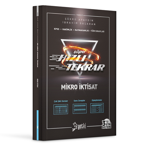 Süper Hızlı Tekrar Mikro İktisat Yetki Yayınları 2025