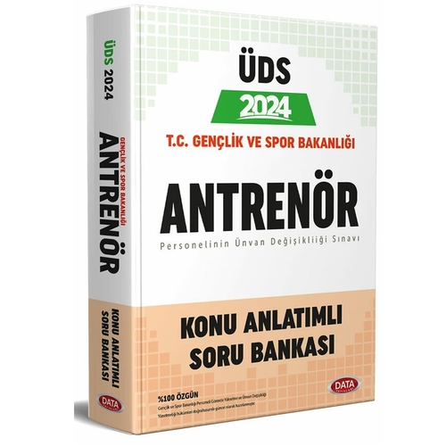 T.C. Gençlik ve Spor Bakanlığı Antrenör Unvan Değişikliği Sınavı Konu Anlatımlı Soru Bankası Data Yayınları 2024