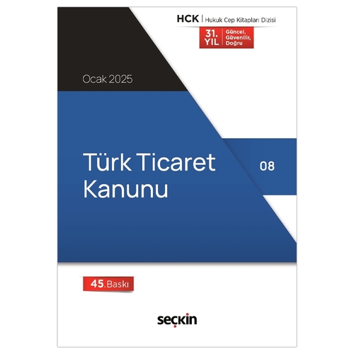 Türk Ticaret Kanunu - Seçkin Yayınevi Kanun Metinleri Ocak 2025