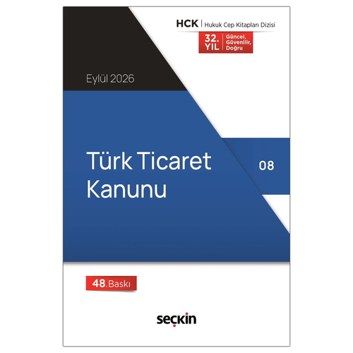 Türk Ticaret Kanunu - Seçkin Yayınevi Kanun Metinleri Eylül 2026