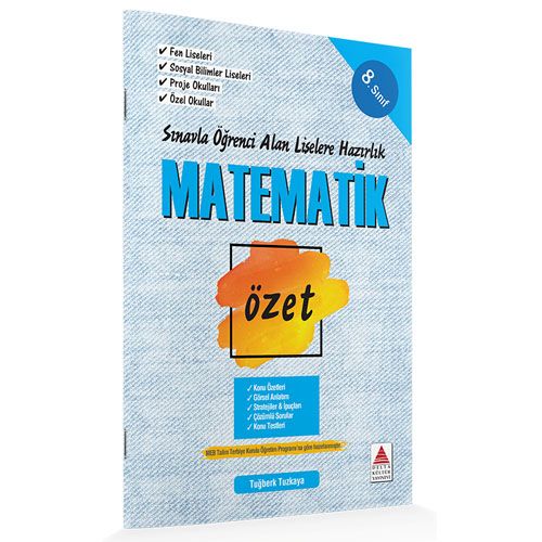 8. Sınıf Matematik Özet Liselere Hazırlık Delta Kültür Yayınları