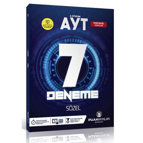 TYT Sözel Video Çözümlü 7 Deneme Puan Yayınları