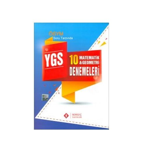 YGS Matematik Geometri 10 Deneme - Sonuç Yayınları