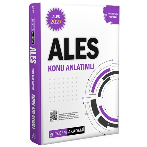 ALES Konu Anlatımlı Pegem Akademi Yayınları 2027